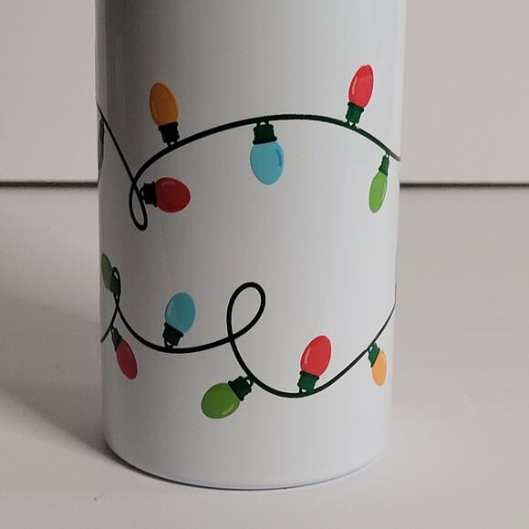 Festive Christmas Lights 20oz Insulated Tumbler - Picture 10 of 14